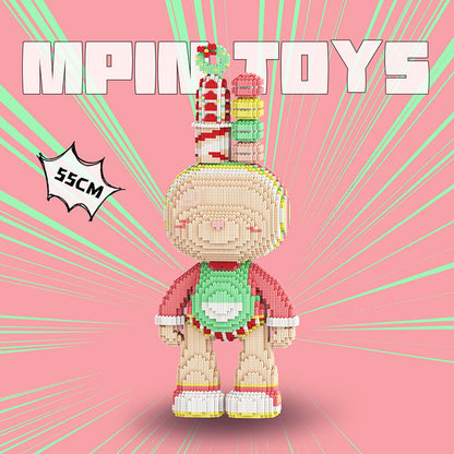 【55cm】M8010 Burger Cake Rabbit