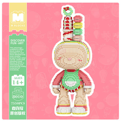 【55cm】M8010 Burger Cake Rabbit