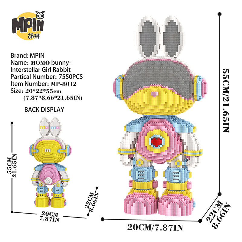 【55cm】M8012 Interstellar Girl Rabbit