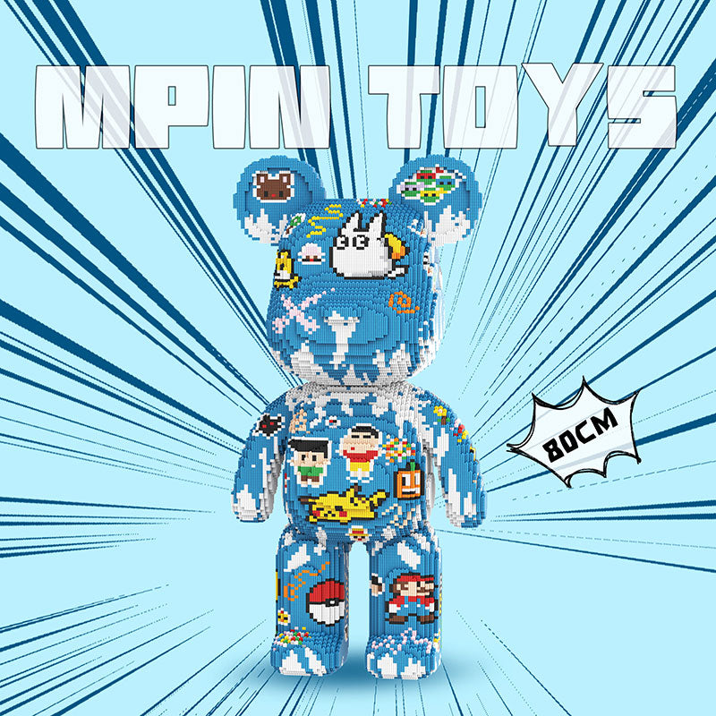 【80cm】M897 Sticker Graffiti Big Bear