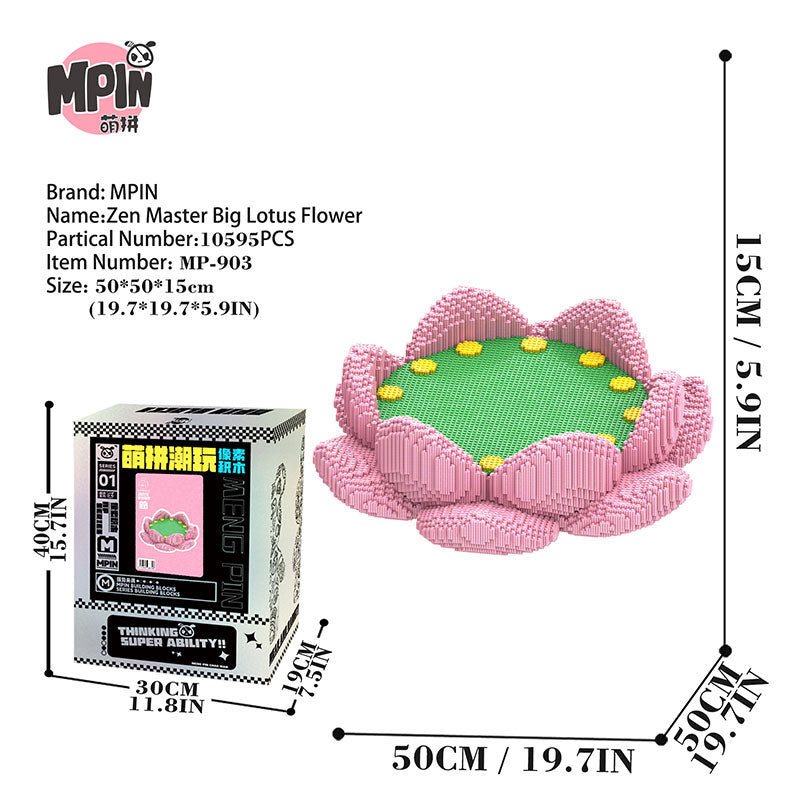 【15cm】M903 Zen Master Big Lotus Flower