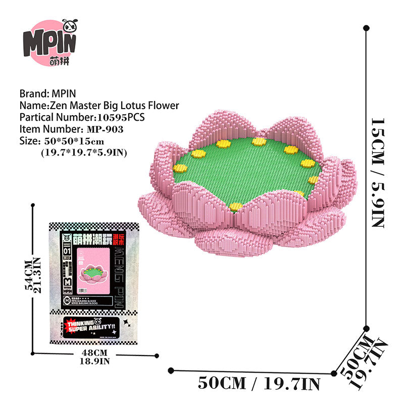 【15cm】M903 Zen Master Big Lotus Flower